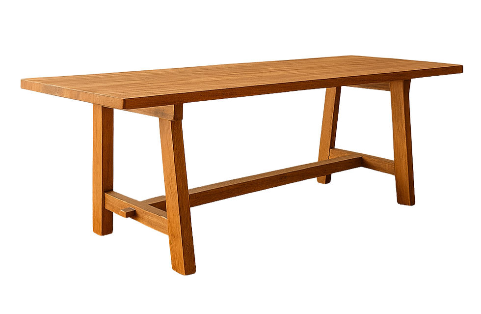Solid Teak Dining table made from kiln dried teak