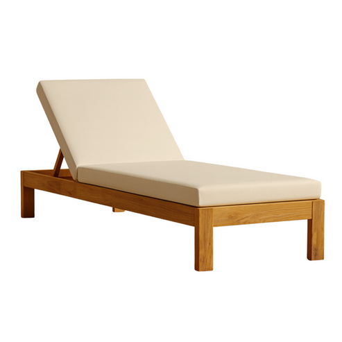 outdoor teak chaise