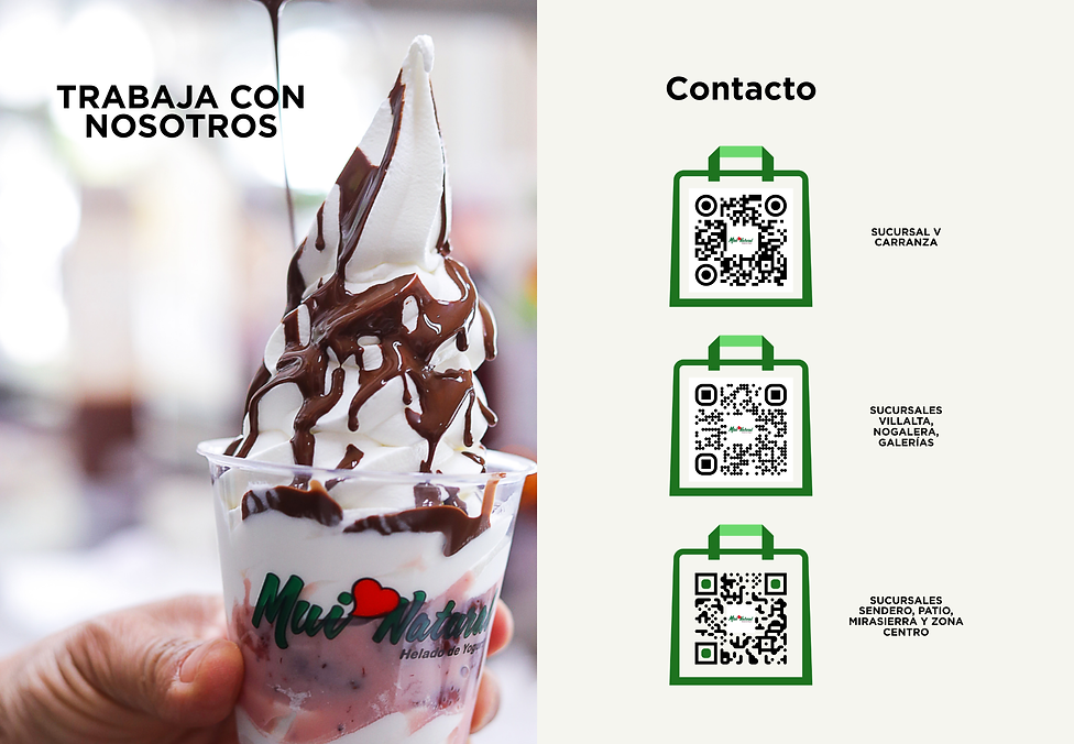 Helado en mano