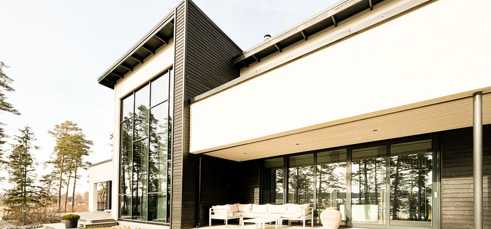 Villa Viktoria Stusnäs Kemiönsaari terrasse