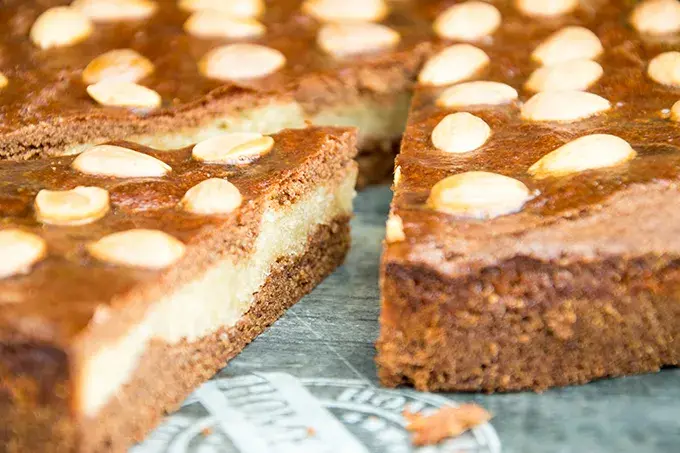 Roomboter gevuld speculaas taartje