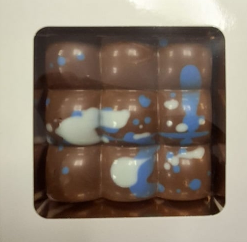 Praliné crunch reep wit 75 gram