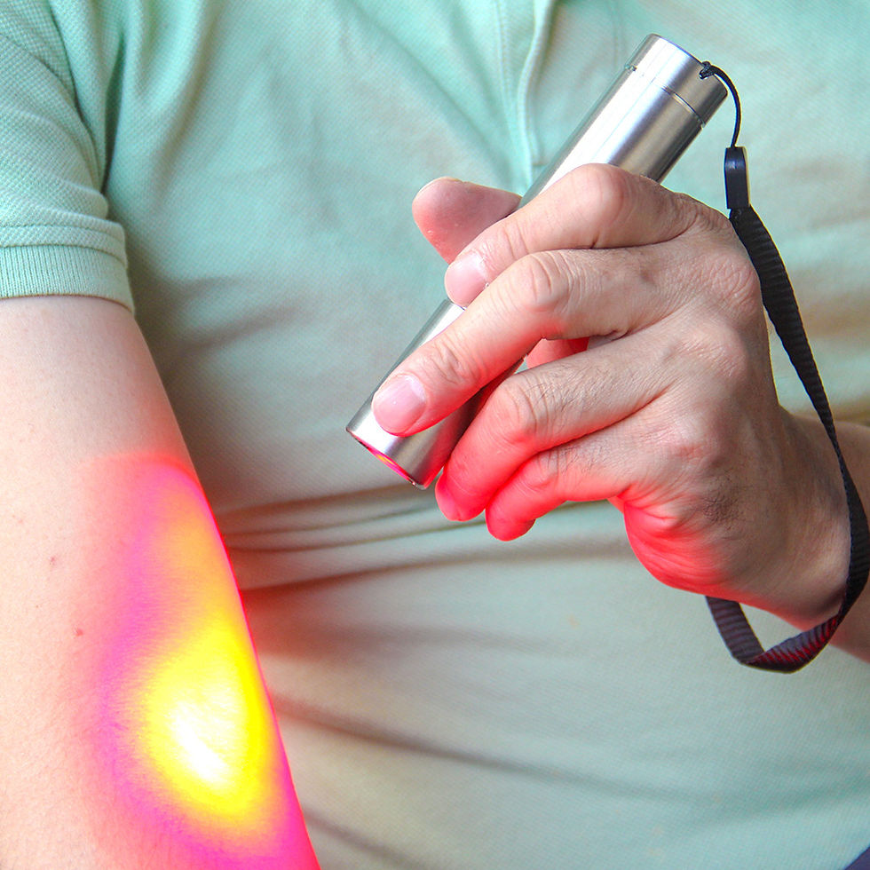 Thumbnail: RL09A Lite Red Light Therapy Flashlight 630 660 850nm Portable Skin Lamp