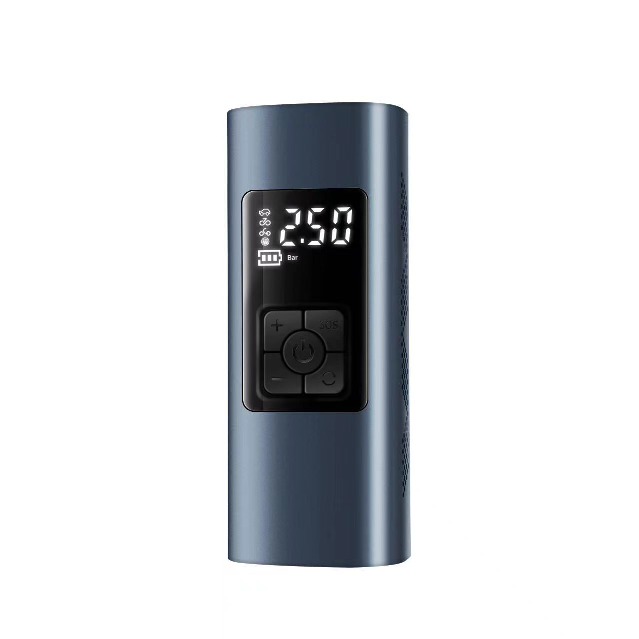 Portable air pump with digital display