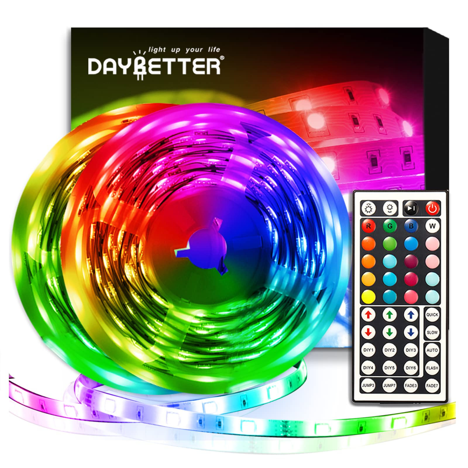 DAYBETTER multicolor LED light strip with remote control