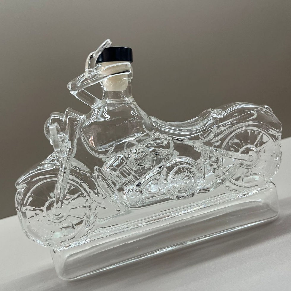 Thumbnail: Motorcycle Whiskey Bottle High Borosilicate Glass Craft Beer