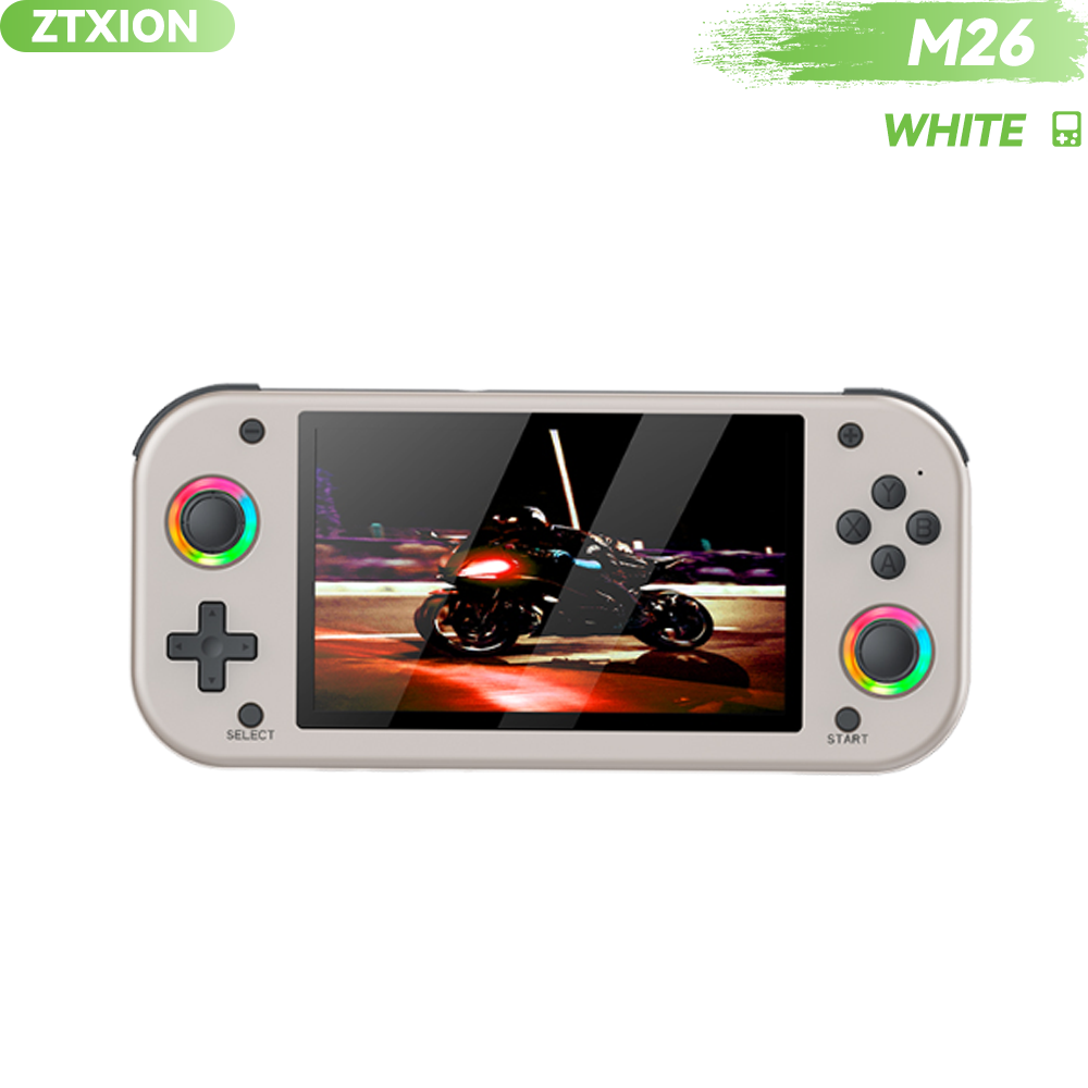 White ZTXION M26 portable gaming console