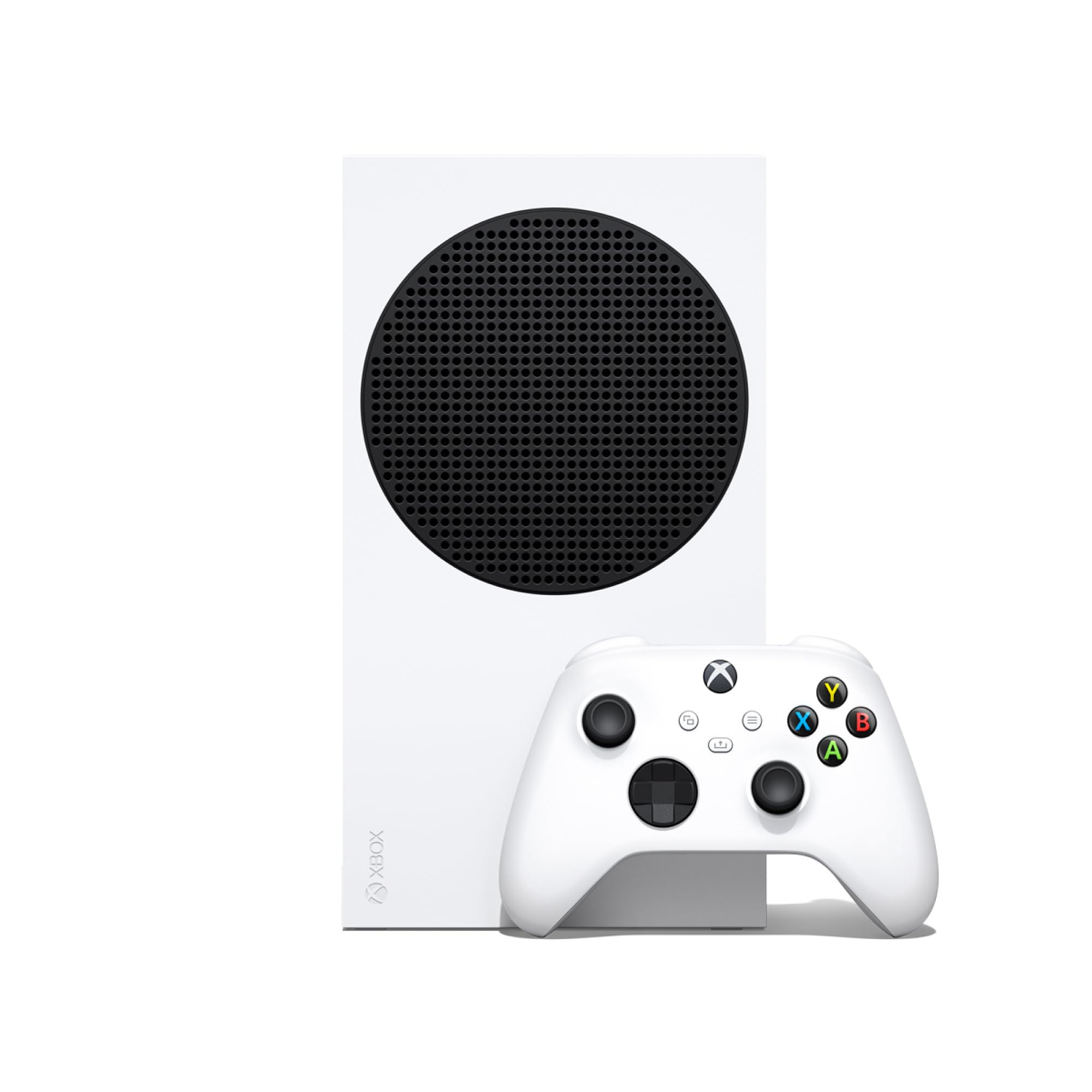 White Xbox Series S console and controller