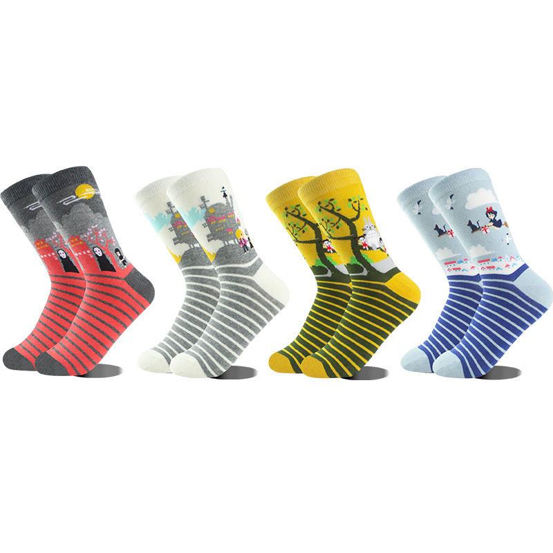 Women's Cotton Bottom Creative Japanese Totoro Socks