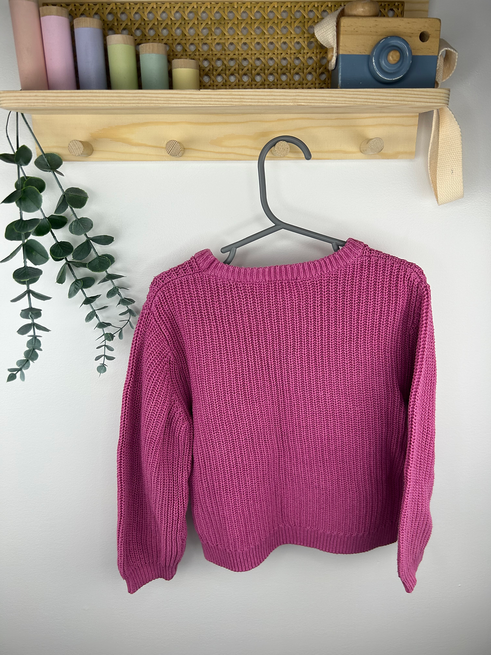 Thumbnail: Zara Pink/Magenta Knit Sweater