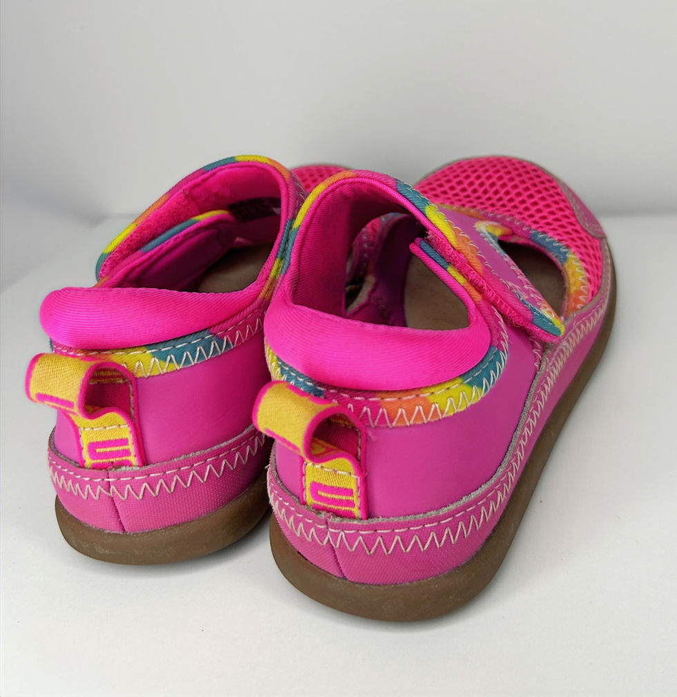 Thumbnail: UGG Kids Delta Closed Toe Pink Sandals