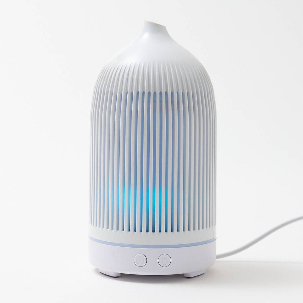 Thumbnail: Electric Plastic White Ribbed Aroma Diffuser