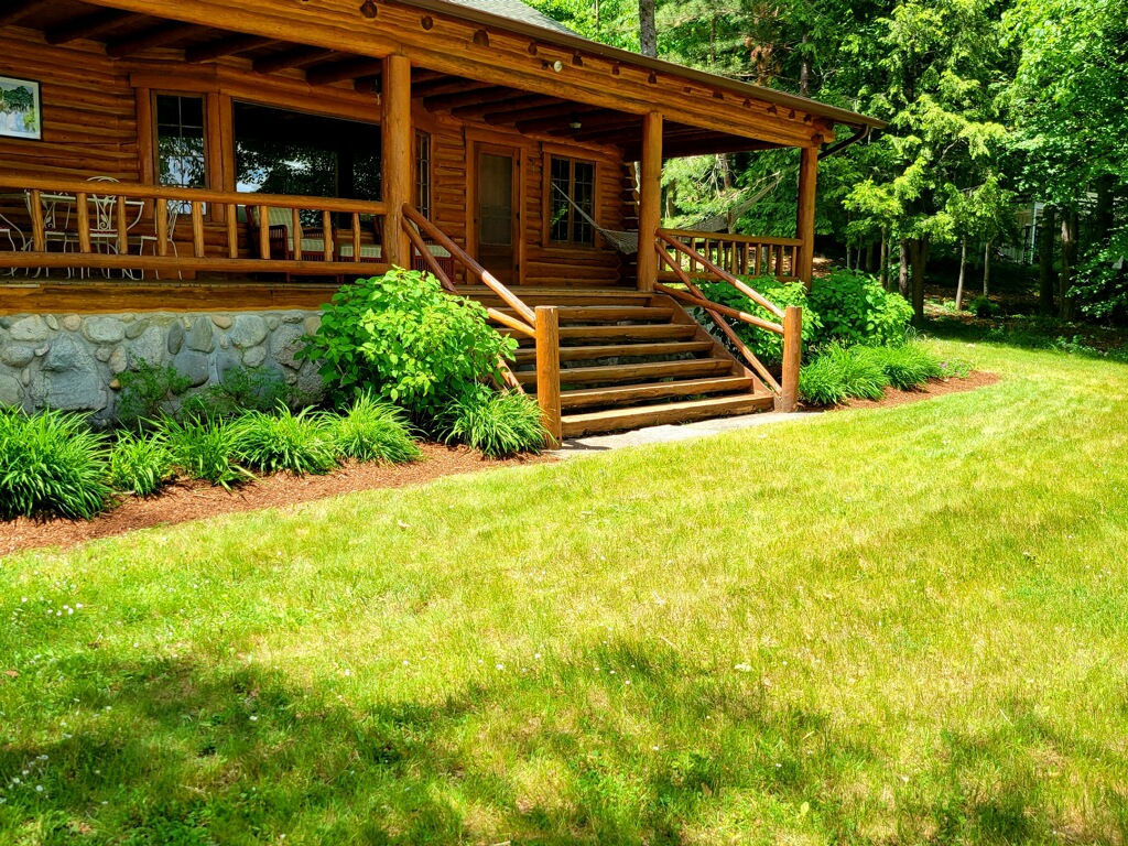 Freshly cut lawn on Walloon Lake