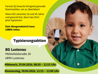 Typisierungsaktion am BG Lustenau