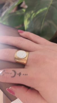 Miniature : Bague strass 