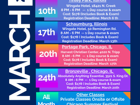 Our March 2025 schedule is here register today!