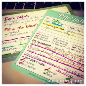 Handwritten notes