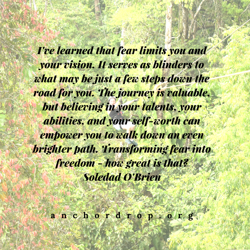Quote: fear limits you and your vision