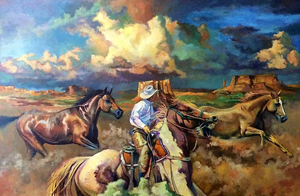 Impending Storm 36" x 48" oil on canvas 