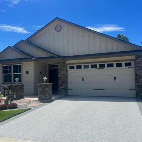 Resin bound driveway