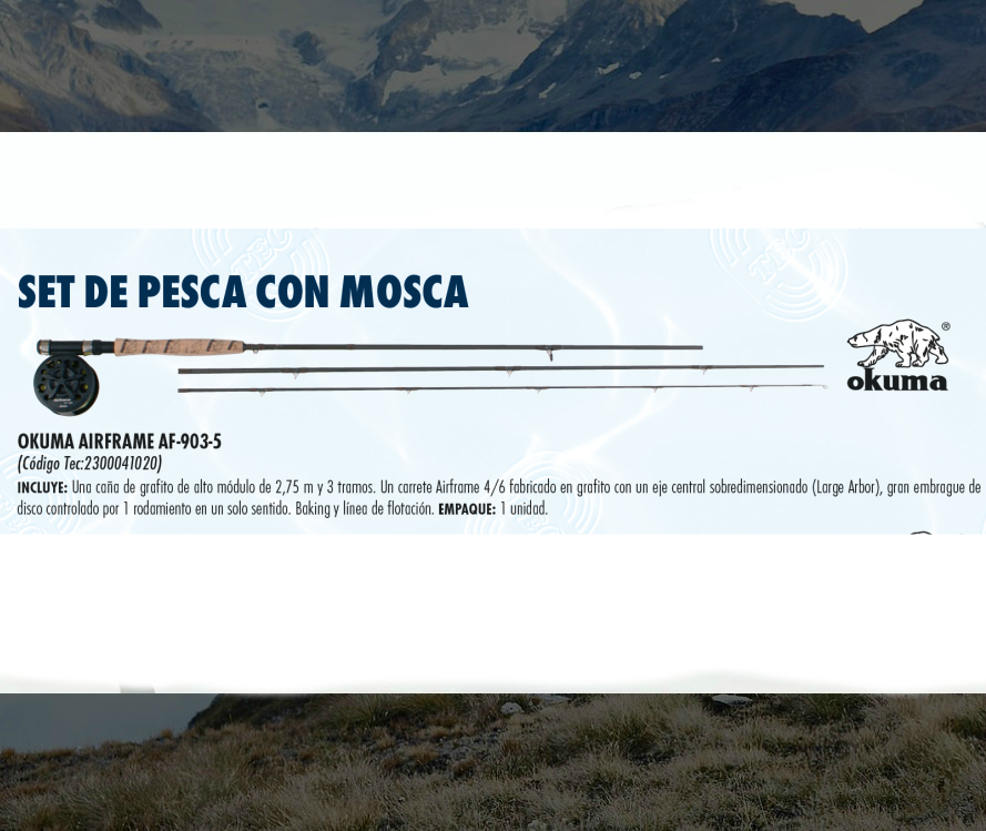 Miniatura: SET OKUMA AIRFRAME AF-903-5