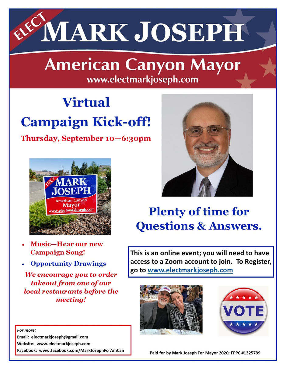 Campaign Kick-off Event - Sept. 10 at 6:30pm