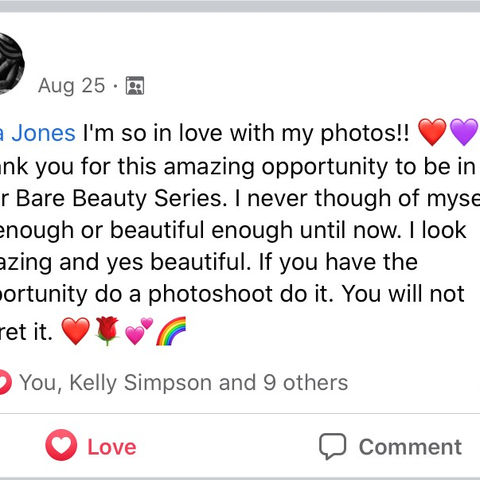 Self Loving Boudoir Session