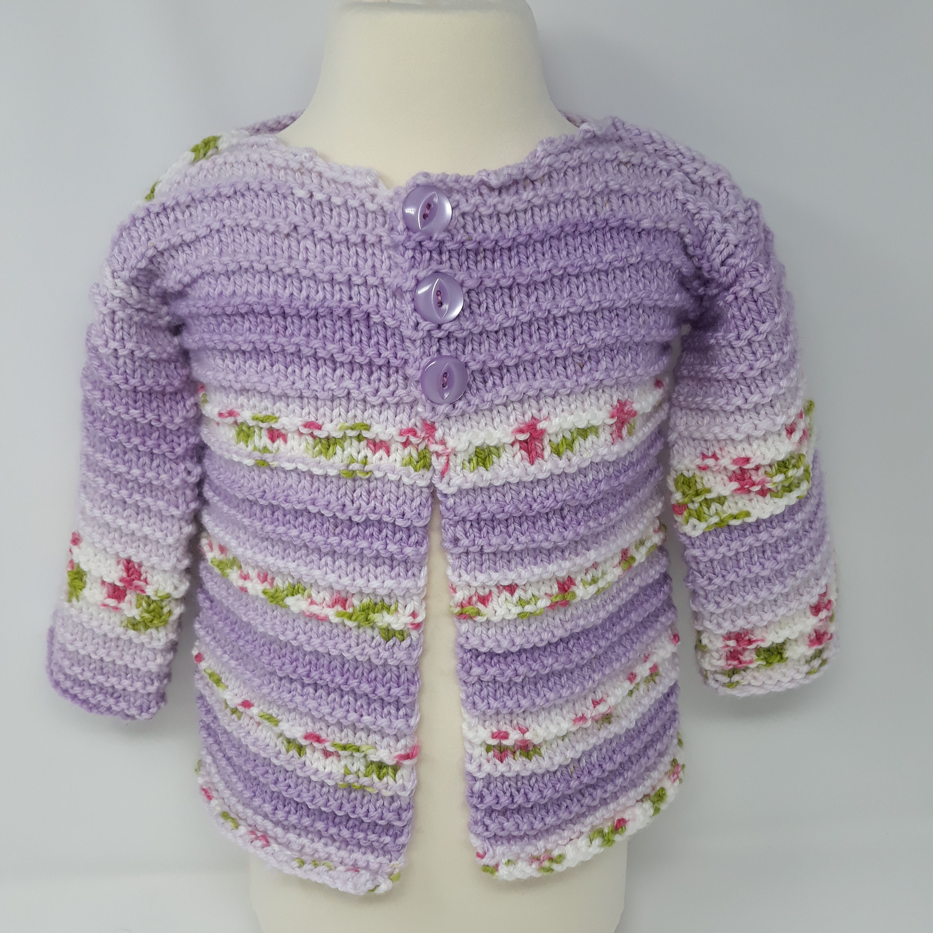 Vintage Lilac  Cardigan 2Yrs