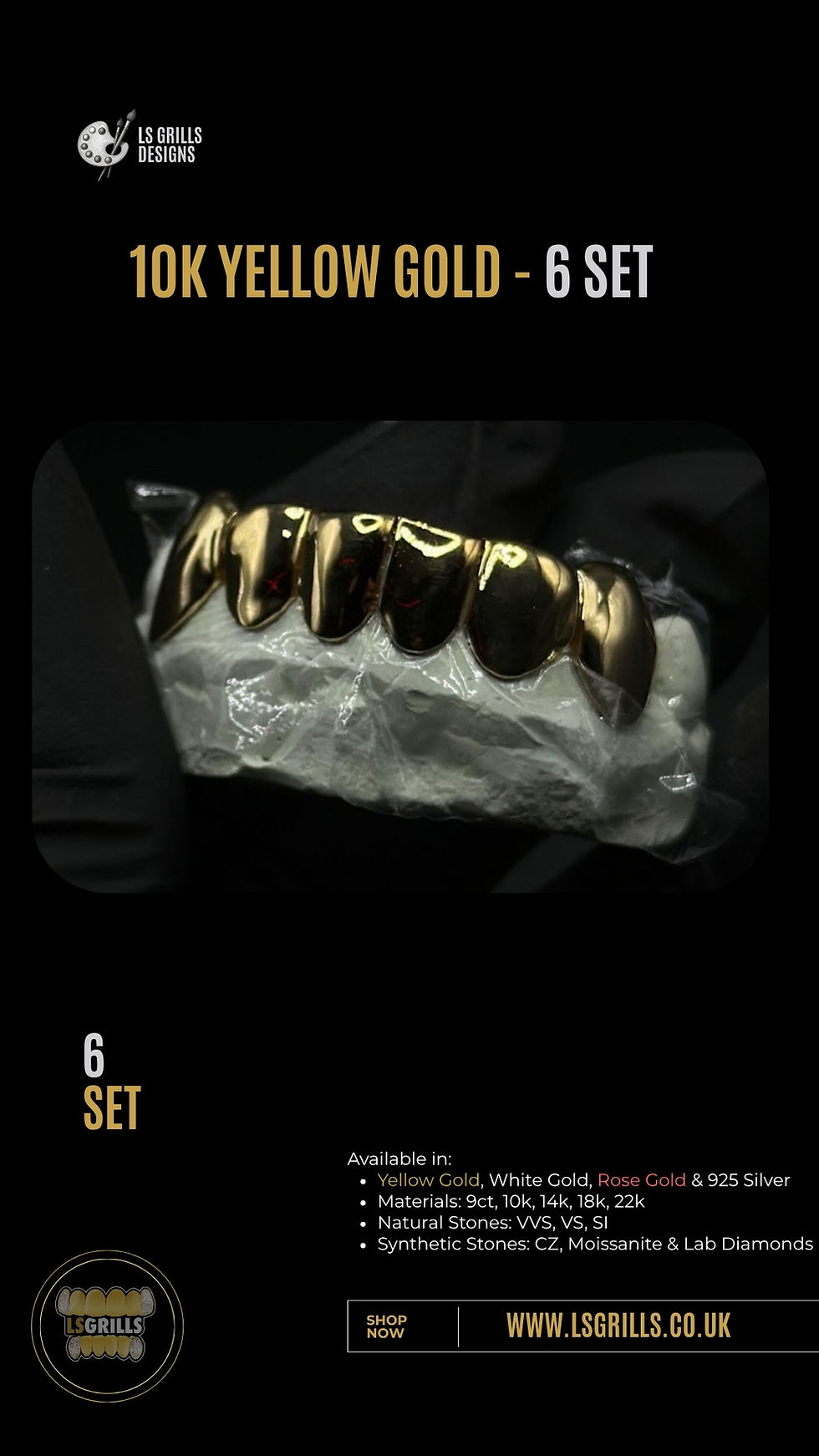 Thumbnail: 6 Set Plain Grillz