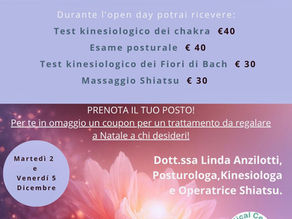 OPEN DAY Benessere Integrato a Pistoia: Postura, Chakra, Fiori di Bach e Shiatsu con Linda Anzilotti