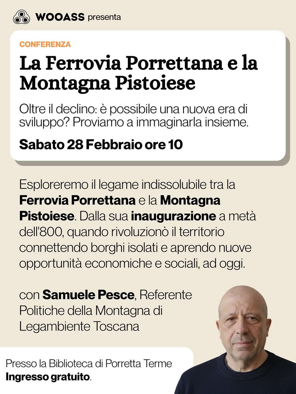 Conferenza La Ferrovia Porrettana e la Montagna Pistoiese