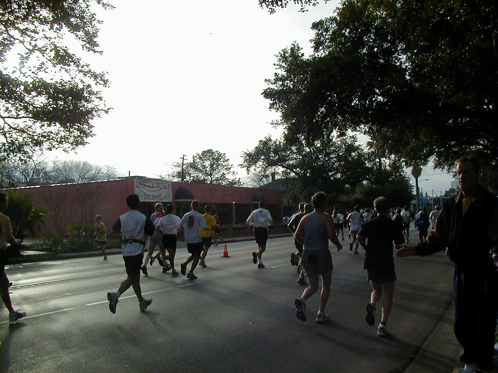 2002-01 Houston Marathon Marc Dave on Montrose