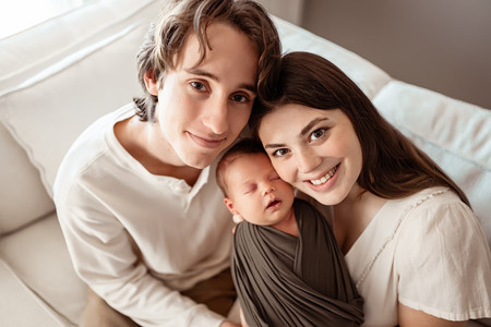 In home newborn photographer southwest Missouri