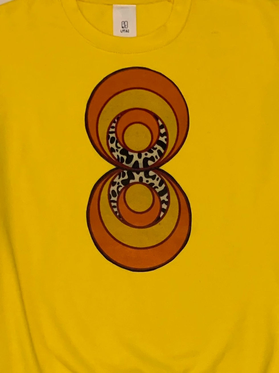 Thumbnail: Customised african wax print sweat shirt