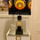 Thumbnail: Rectangle Tassle lamp with cubes base