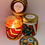 Thumbnail: Wax print Rose scented candles