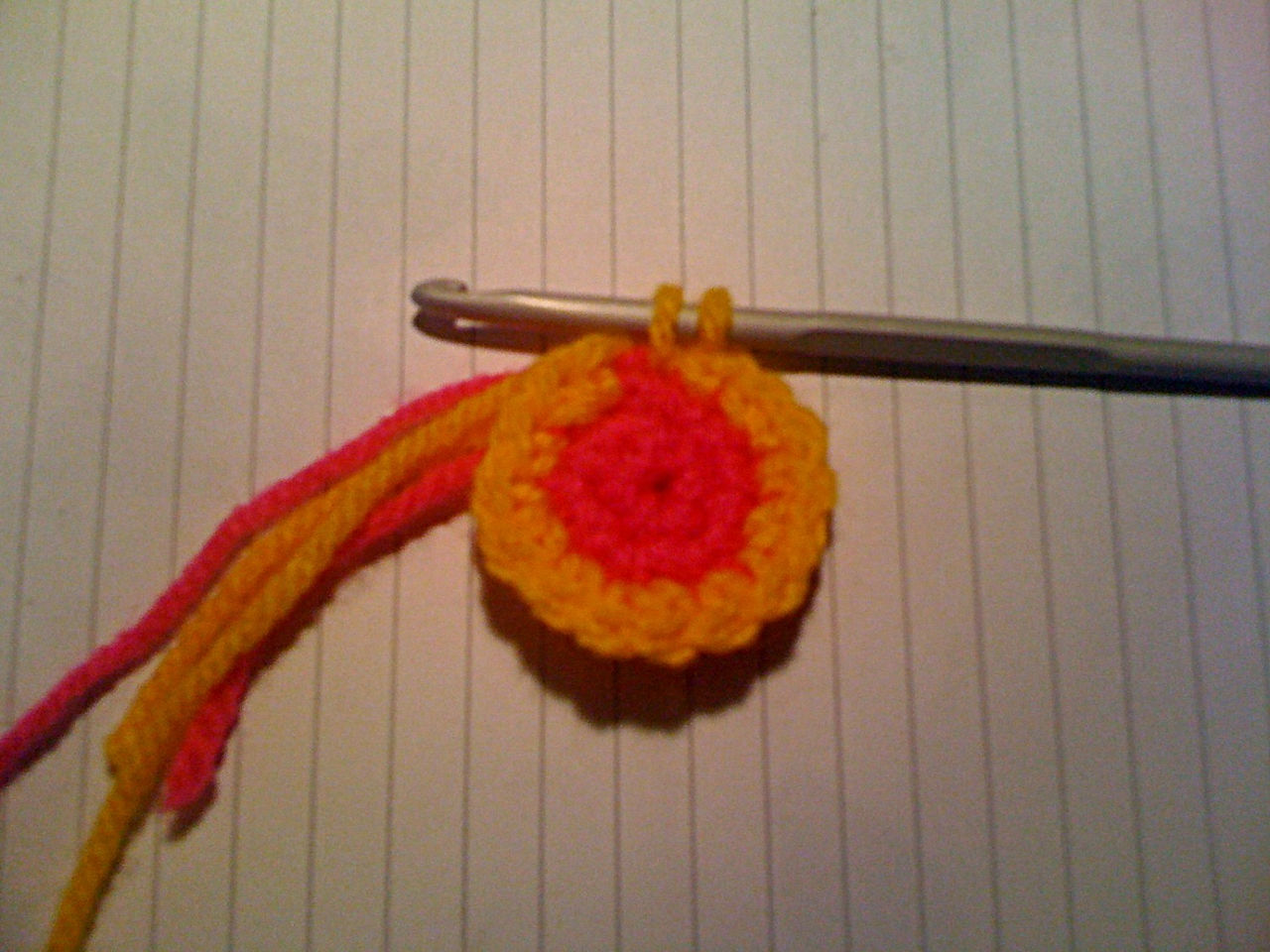 changing colours on last stitch