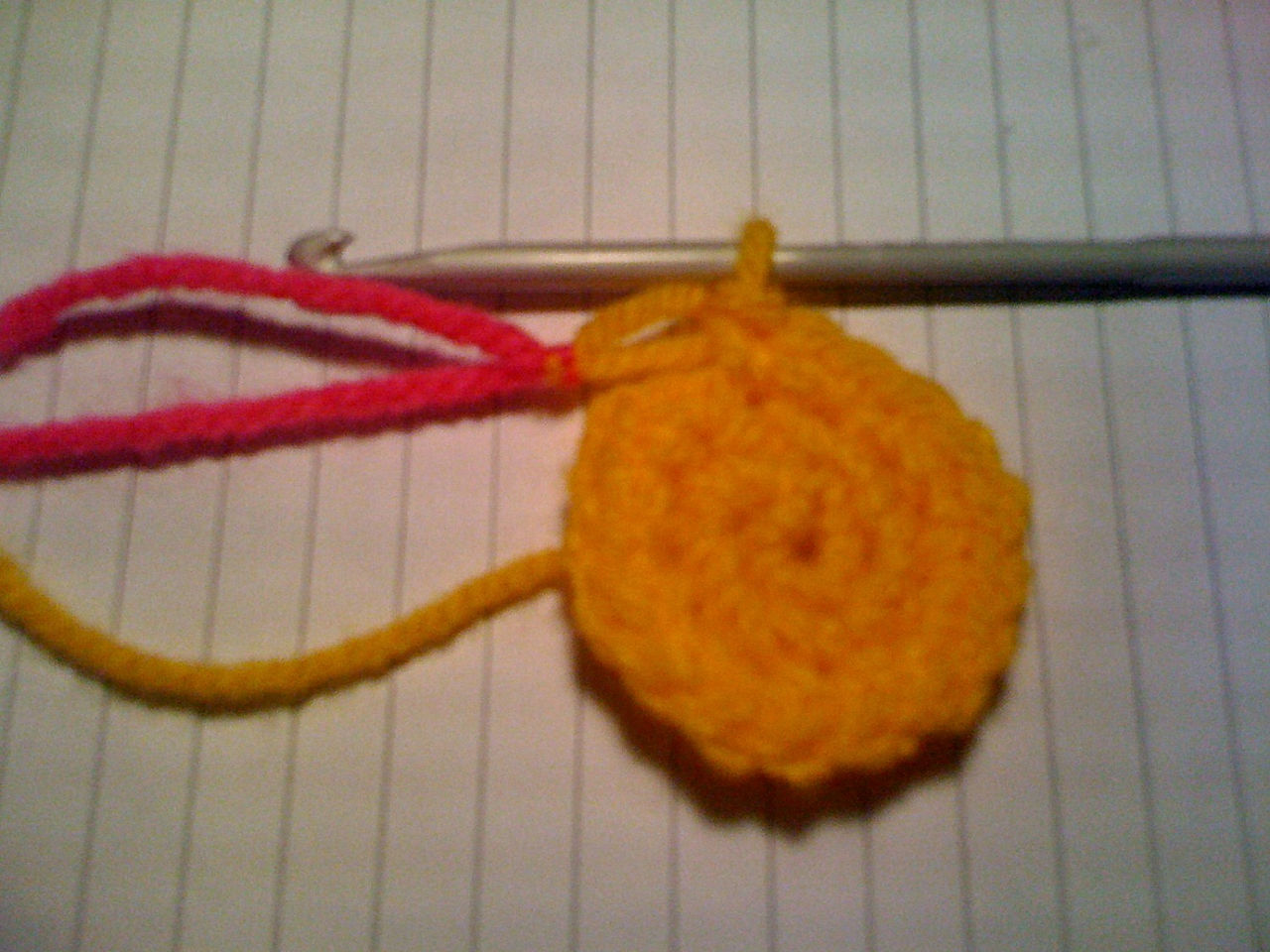 cc tieing wool together