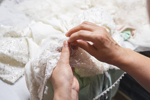 Minutes from walking down the aisle, stitches pop - now what?