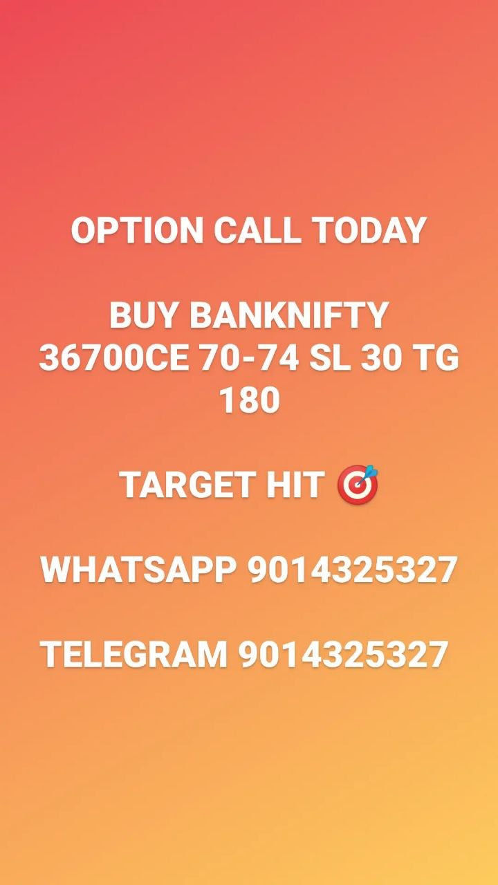 OPTION CALL TODAY 02-09-2021