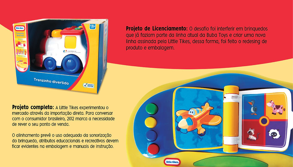 Embalagem de Brinquedo Little Tikes