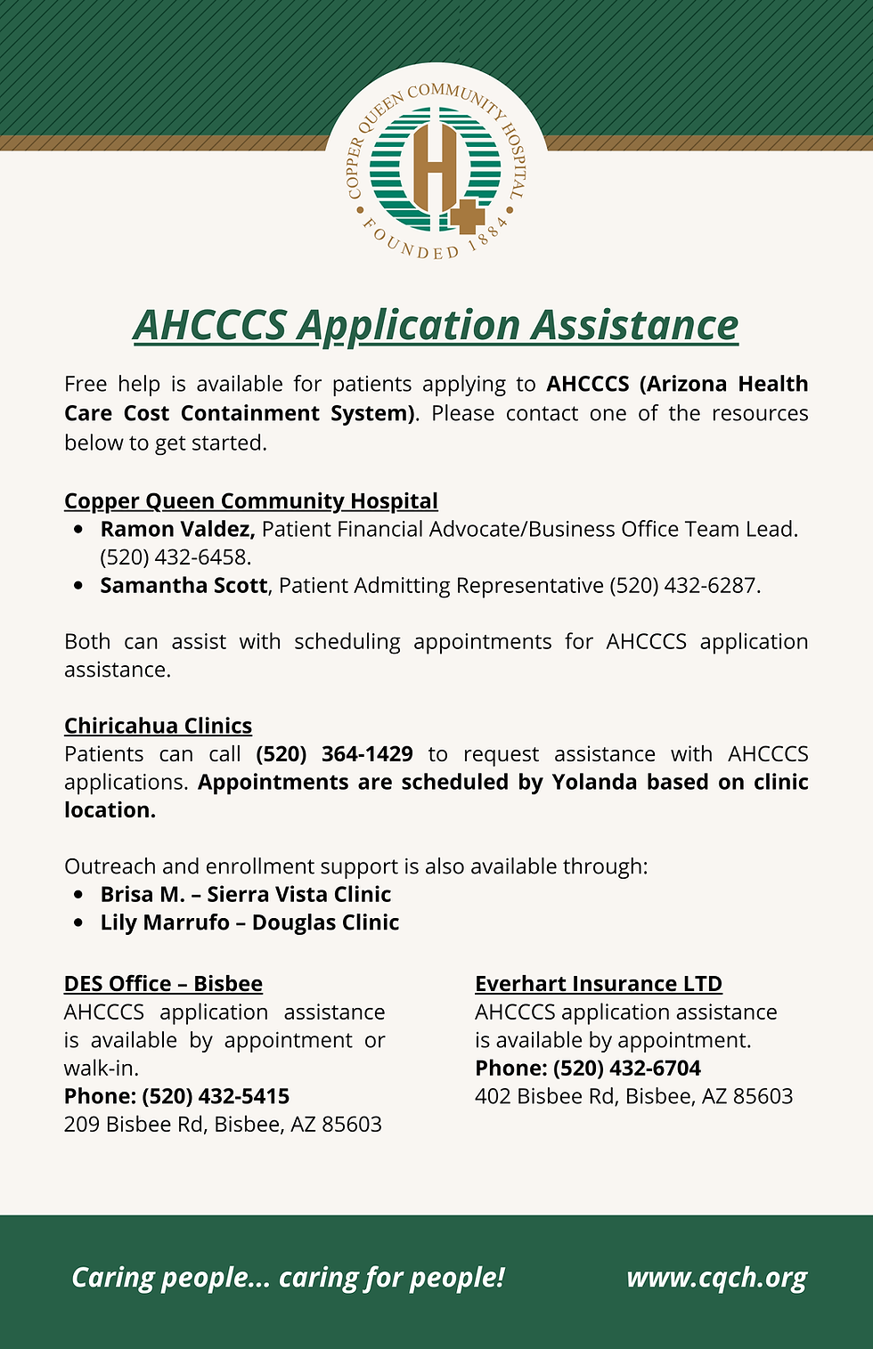 AHCCCS Application Assistance
