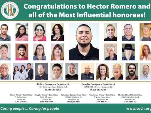 Congratulations to Hector Romero, PTA, Most Influential Honoree