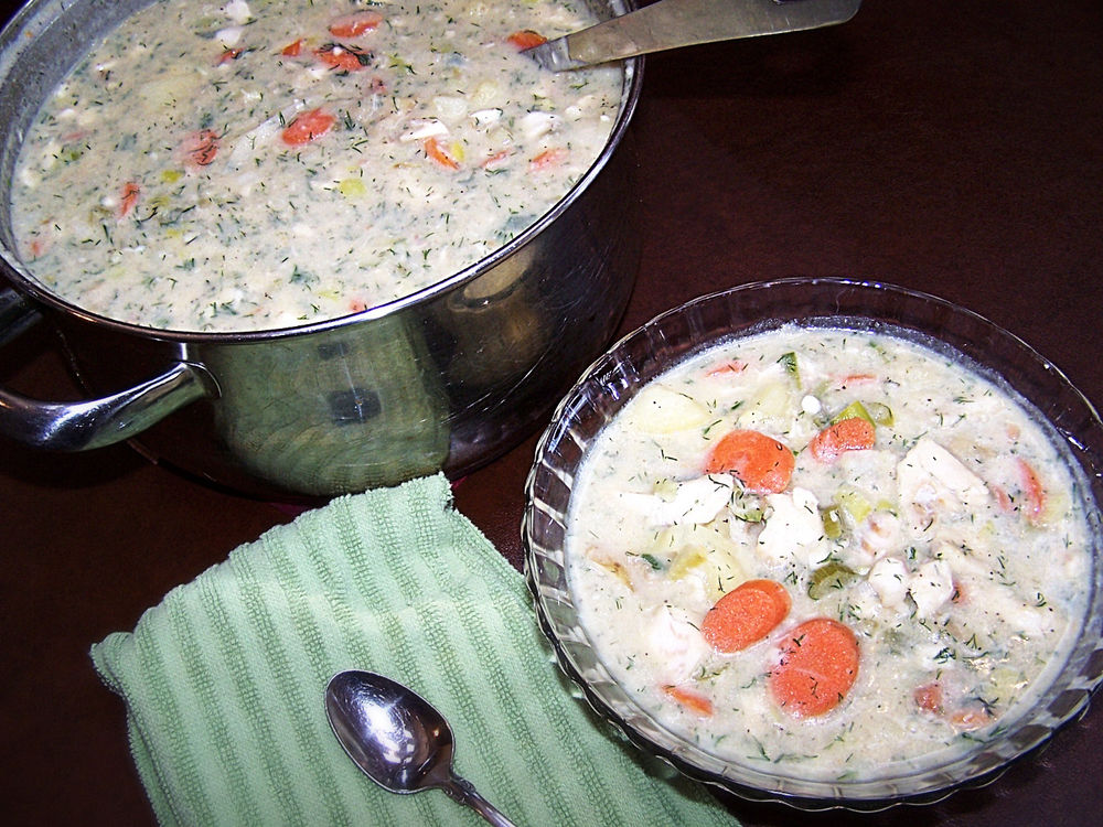 Haddock, Leeks, and Potato Chowder