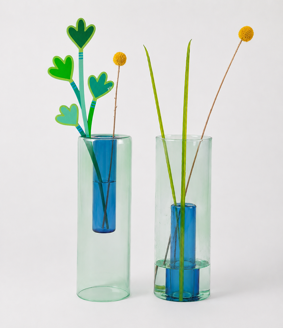 Thumbnail: THE BIRDIE TRACKS | BLUES + GREENS WITH BORDER
