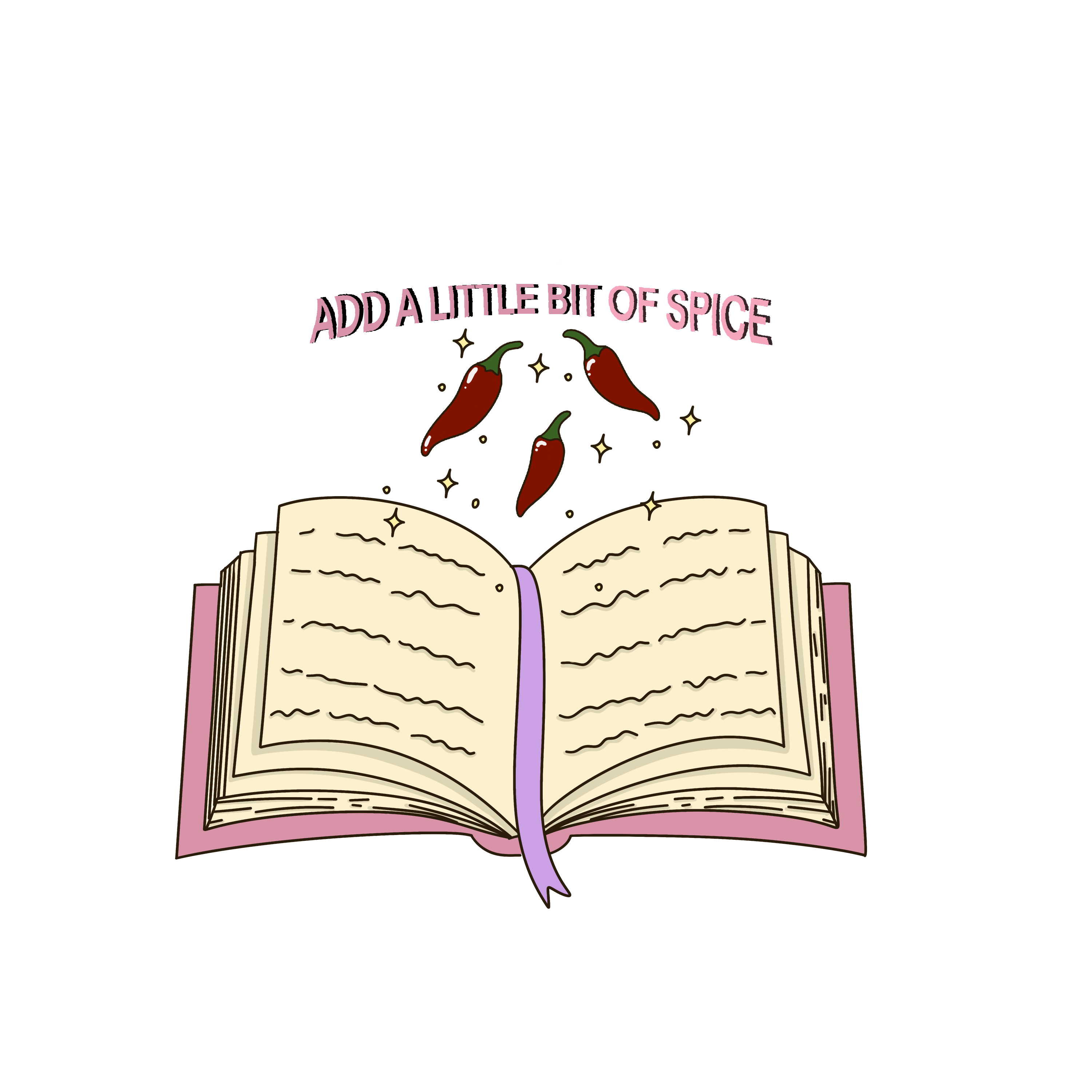 “Add a Little Bit of Spice” Vinyl Sticker