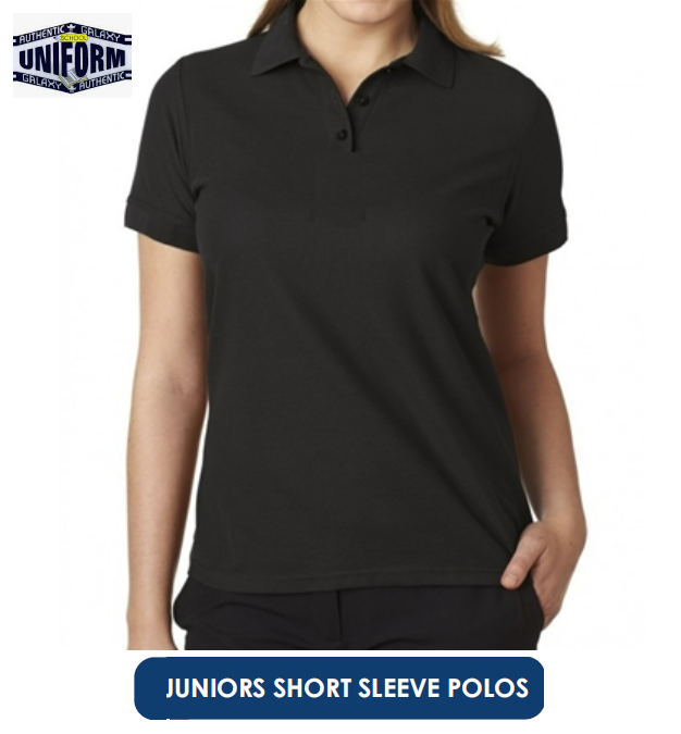 Thumbnail: AU511 Junior Girls S-XL Short Sleeve Polo