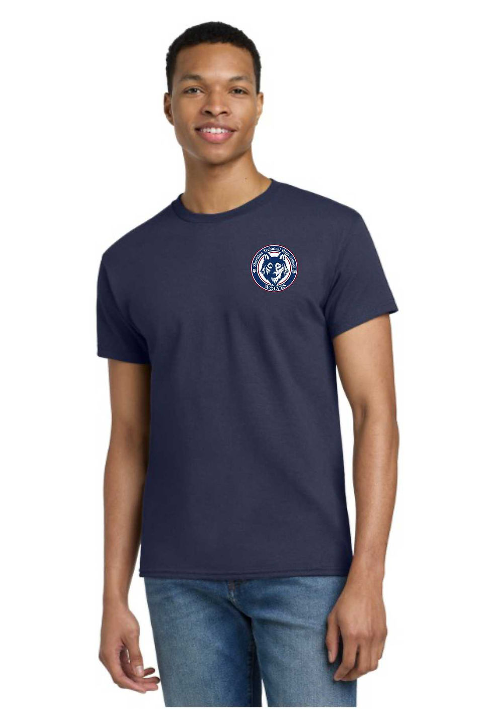 Thumbnail: #11 Sheridan Tech  Youth & Adult  Unisex T-shirt With Logo