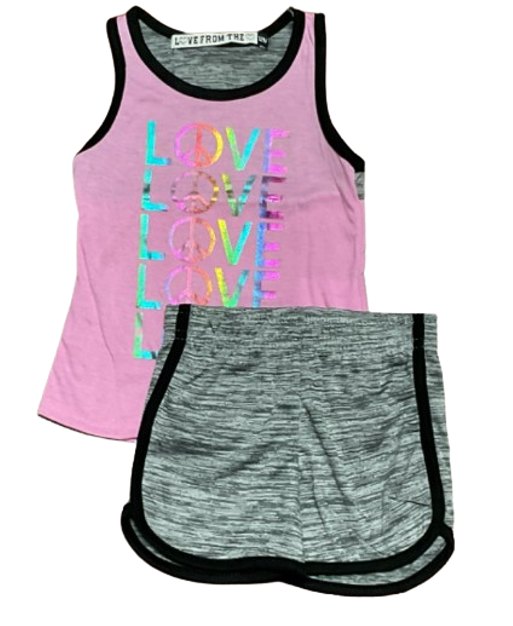 Thumbnail: GX1874 Girls 12-24M Short Set