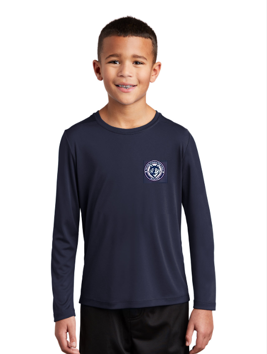 Thumbnail: #12 Sheridan Tech Unisex Youth & Adult  Long Sleeve T-shirt With Logo